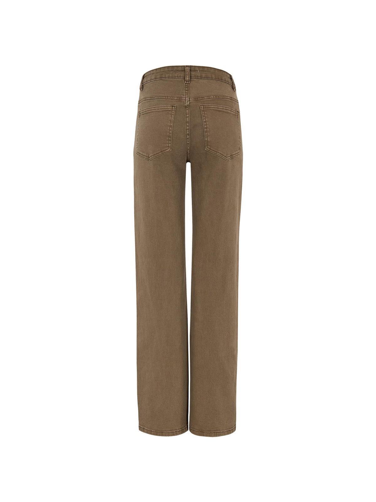 Kilea willa midwaist wide jeans - Brun